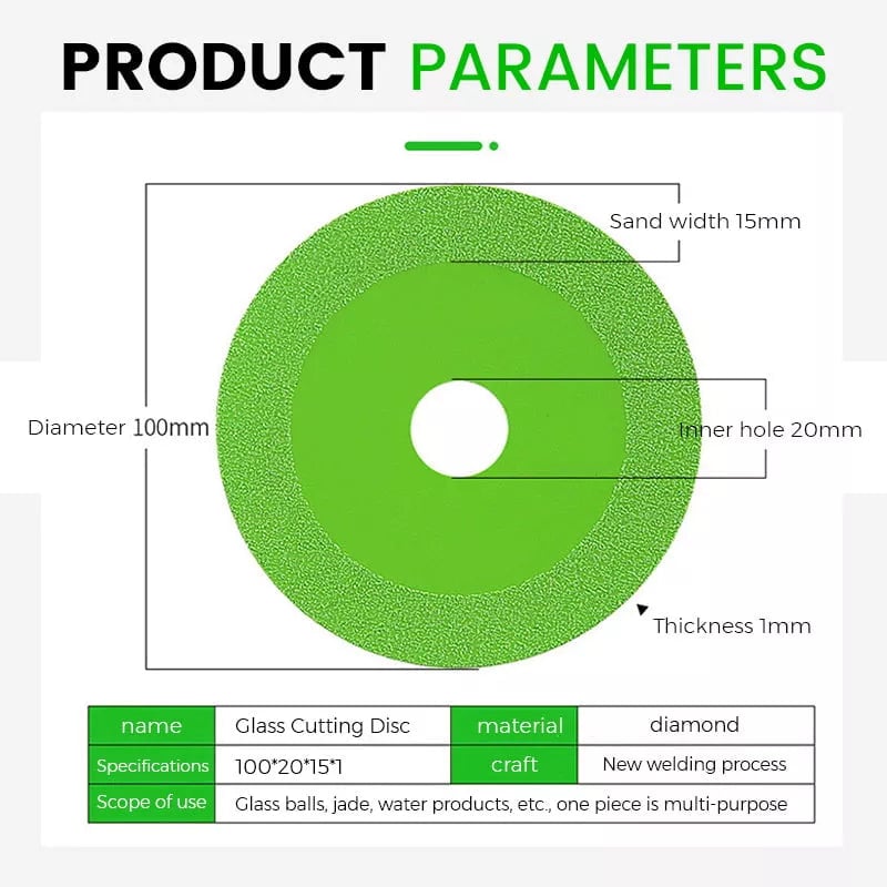 (🎅HOT SALE NOW-49% OFF) GLASS CUTTING DISC