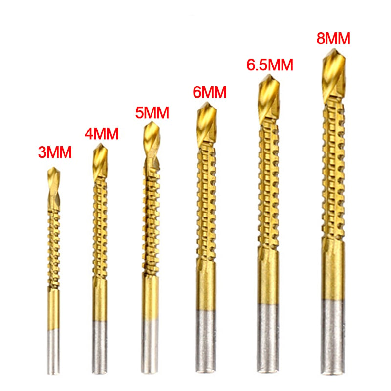 🔥 BIG SALE - 47% OFF🔥-Twist Drill Bit Set Power Tool Accessories(6 Pcs/SET )BUY 2 save 5% 🔥🔥